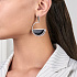 Серьги из серебра с ониксом