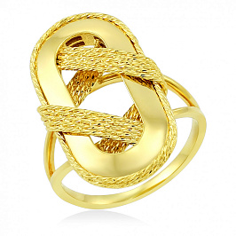 Эксклюзивное кольцо из желтого золота
