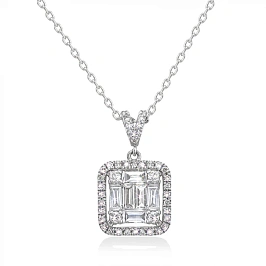 Золотое Колье на шею 585 проба с натуральными бриллиантами