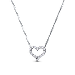 Колье из белого золота