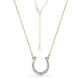 Колье из желтого золота