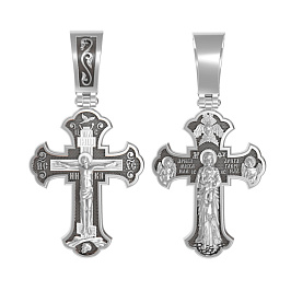 Крест из белого золота