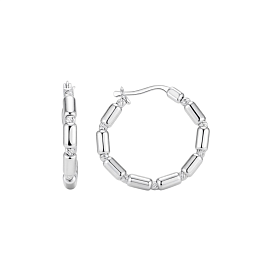 Серьги из белого золота