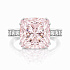Кольцо из белого золота с морганитом 9,5 ct