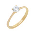 Кольцо DANAYA  из желтого золота с бриллиантом 0,4 ct