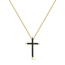 Крест из желтого золота