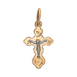 Крест из белого золота