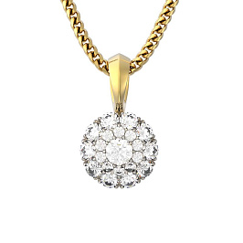 Колье из желтого золота