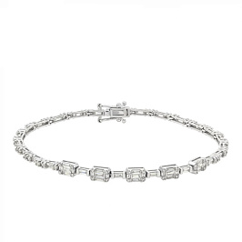 Браслет из белого золота