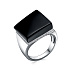 Кольцо из серебра с ониксом