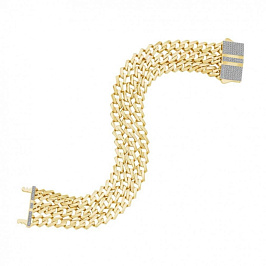 Итальянский золотой браслет