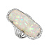Кольцо из белого золота с опалом 47,5 ct