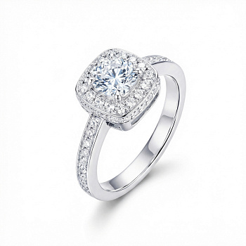 Кольцо DANAYA  из белого золота с бриллиантами 0,52 ct