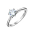 Кольцо DANAYA  из белого золота с бриллиантом 0,9 ct