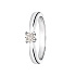 Кольцо из белого золота с бриллиантом 0,25 ct