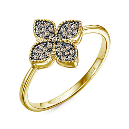 Кольцо из желтого золота