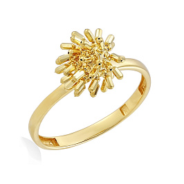 Кольцо из желтого золота