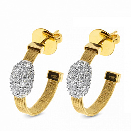 Серьги из золота с бриллиантами