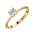 Кольцо DANAYA  из желтого золота с бриллиантом 0,5 ct