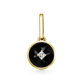 Подвеска из желтого золота