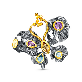 Брошь из серебра