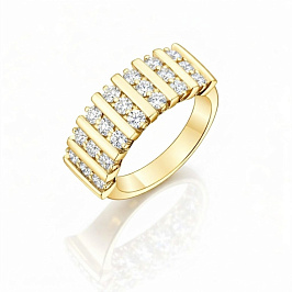 Кольцо из желтого золота