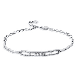 Браслет из белого золота с бриллиантами