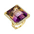 Кольцо из желтого золота с аметрином 54,74 ct