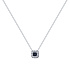 Колье из белого золота с сапфиром 0,392 ct