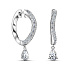 Серьги  из белого золота с бриллиантами 0,39 ct