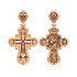 Крест из розового золота