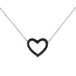 Колье из белого золота