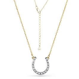 Колье из желтого золота