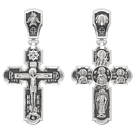 Крест из белого золота