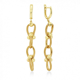 Золотые Итальянские серьги