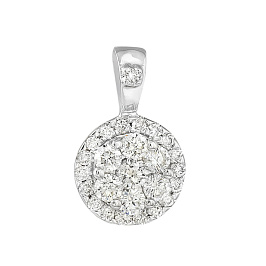 Подвеска из белого золота