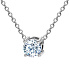 Колье DANAYA  из белого золота с бриллиантом 0,91 ct
