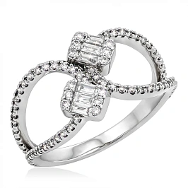 Эксклюзивное золотое кольцо с бриллиантами