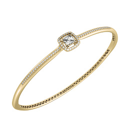 Браслет из желтого золота с бриллиантами 0,359 ct