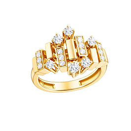 Кольцо из желтого золота