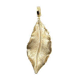 Подвеска из белого серебра