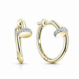 Серьги из желтого золота