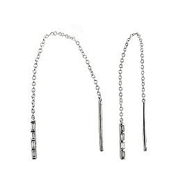 Серьги из белого золота