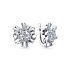Серьги из белого золота с бриллиантами