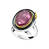 Кольцо из серебра с турмалином