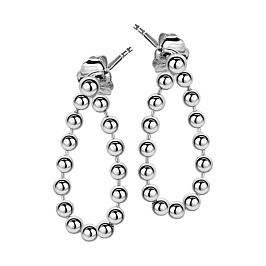 Серьги из белого золота