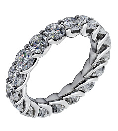 Кольцо из белого золота