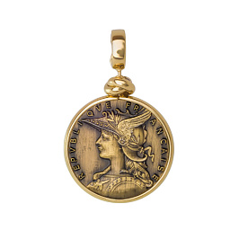 Подвеска из бижутерного сплава