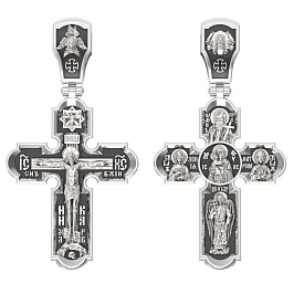 Крест из белого золота