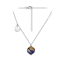 Колье из серебра